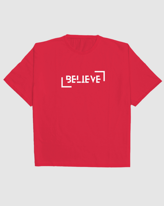 BELIEVE OVERSIZED FIT T-SHIRT