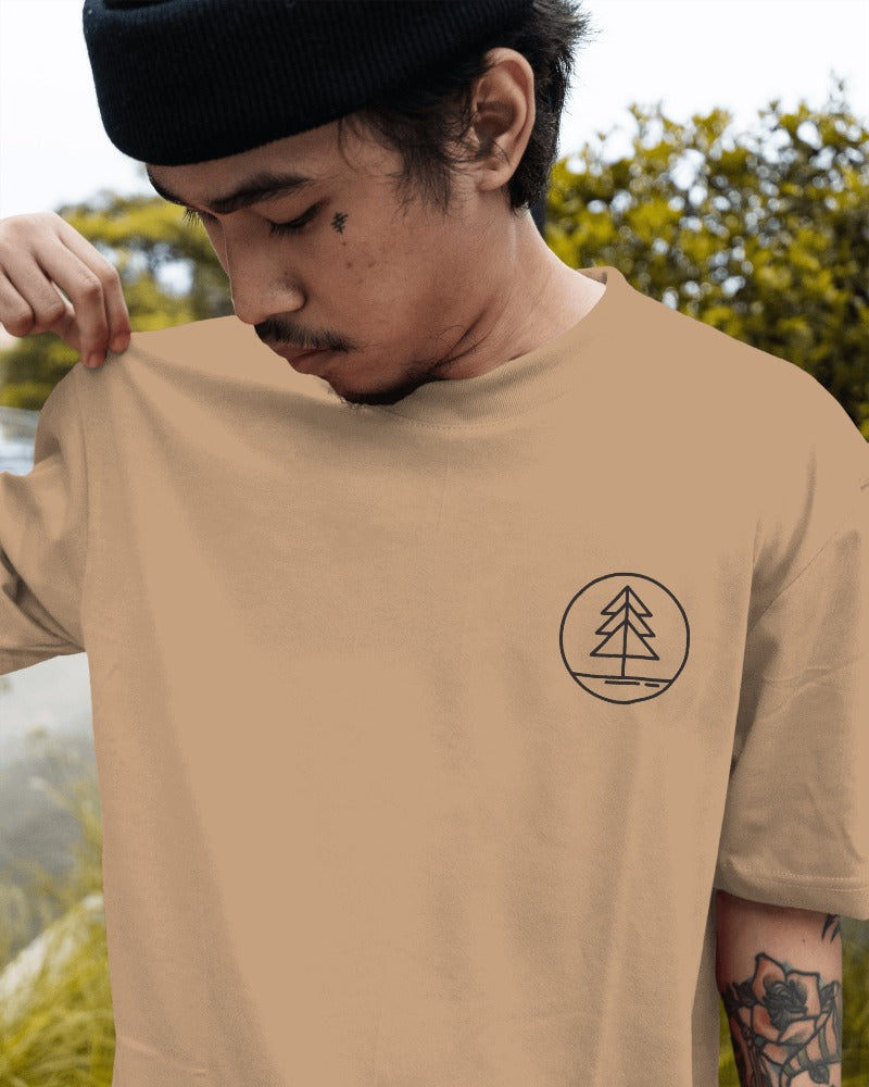 TREE CHEST LOGO PRINTED T-SHIRT