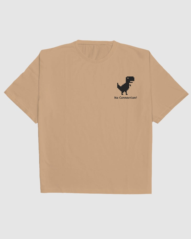 NO CONNECTION PRINT OVERSIZED T-SHIRT