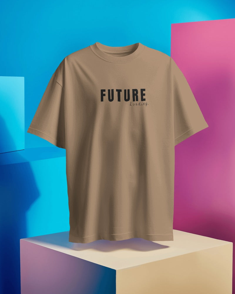 FUTURE CHEST PRINT OVERSIZED T-SHIRT