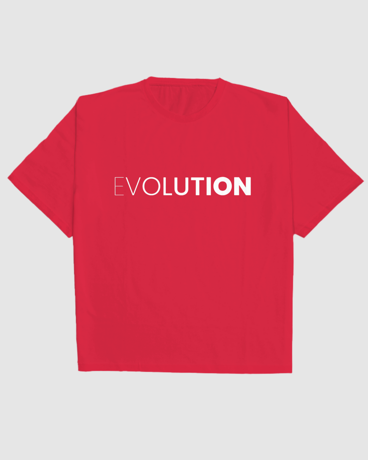 EVOLUTION PRINT OVERSIZED T-SHIRT